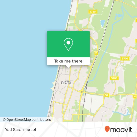 Yad Sarah map