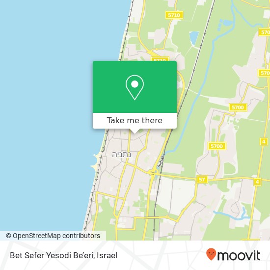 Карта Bet Sefer Yesodi Be’eri
