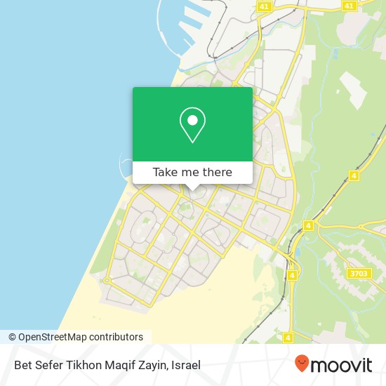 Bet Sefer Tikhon Maqif Zayin map