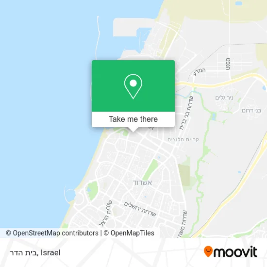 Карта בית הדר