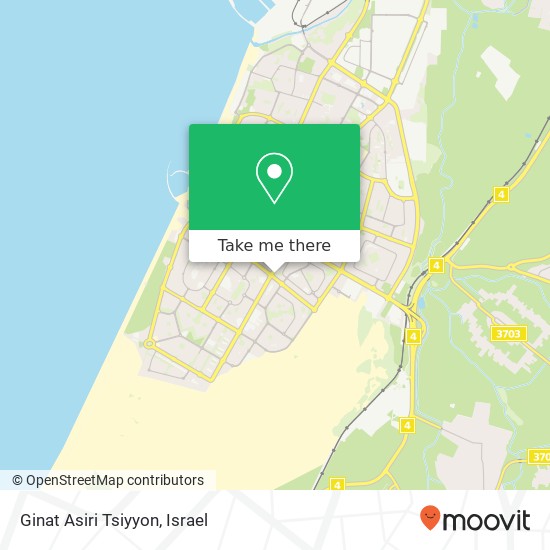 Ginat Asiri Tsiyyon map