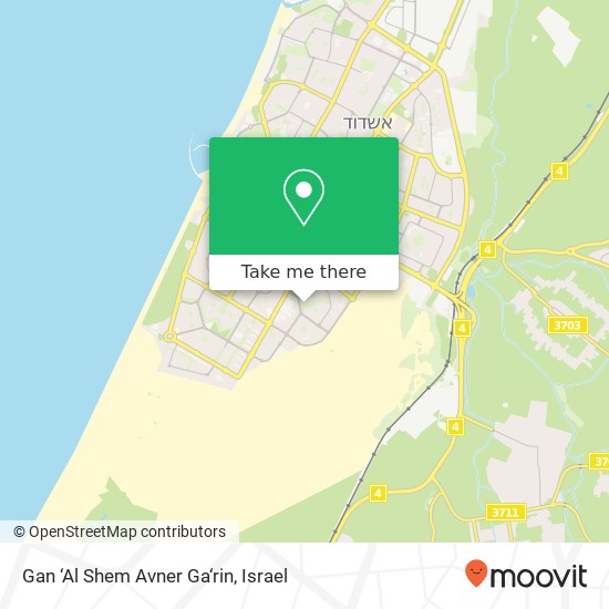 Карта Gan ‘Al Shem Avner Ga‘rin