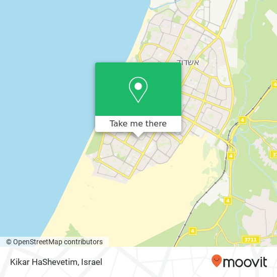 Kikar HaShevetim map