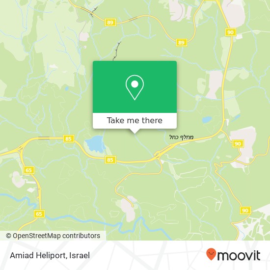 Карта Amiad Heliport