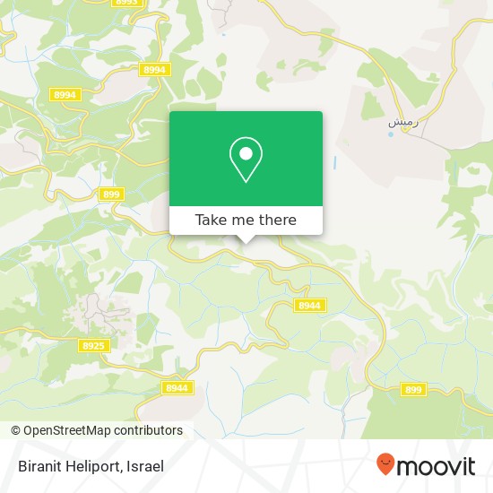 Карта Biranit Heliport