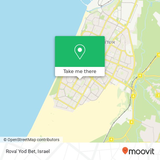 Карта Rova‘ Yod Bet