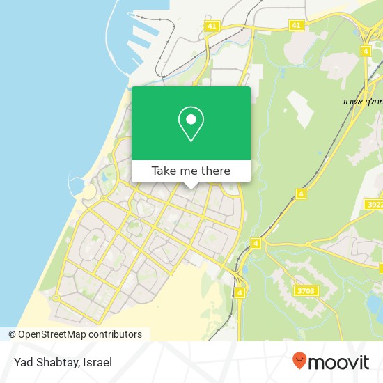 Yad Shabtay map