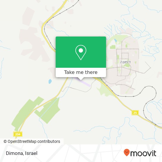 Dimona map