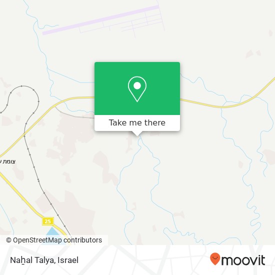 Naẖal Talya map