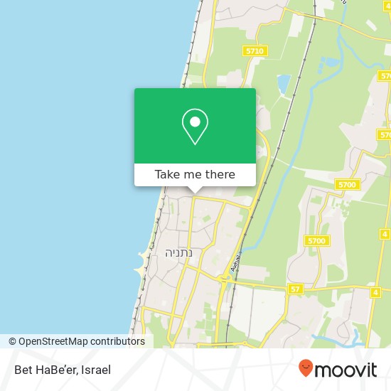 Bet HaBe’er map