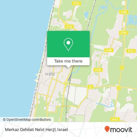 Карта Merkaz Qehilati Ne’ot Herẕl