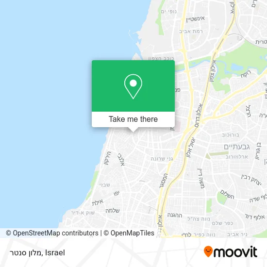 Карта מלון סנטר