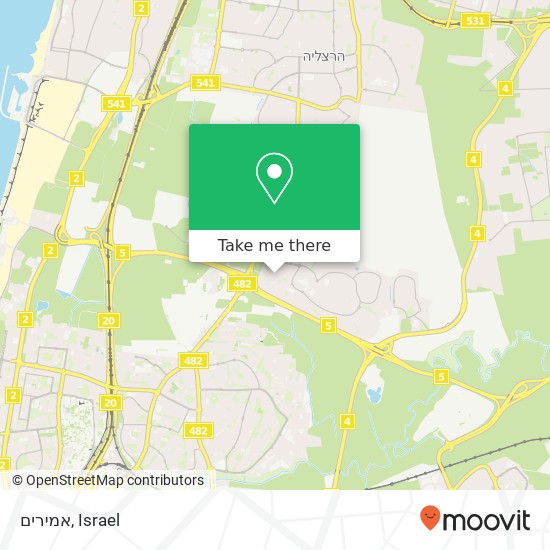 אמירים map