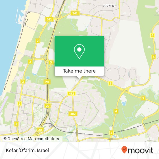 Kefar ‘Ofarim map