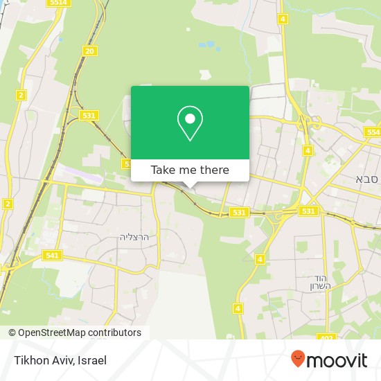 Карта Tikhon Aviv