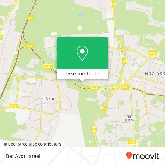 Карта Bet Avot