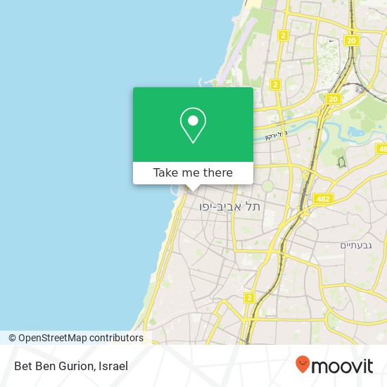 Bet Ben Gurion map
