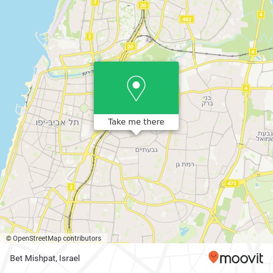 Карта Bet Mishpat