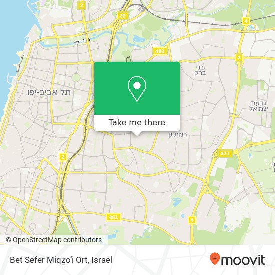 Bet Sefer Miqẕo‘i Ort map