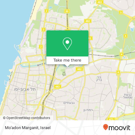 Карта Mo‘adon Marganit