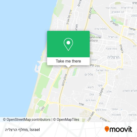 מחלף הרצליה map