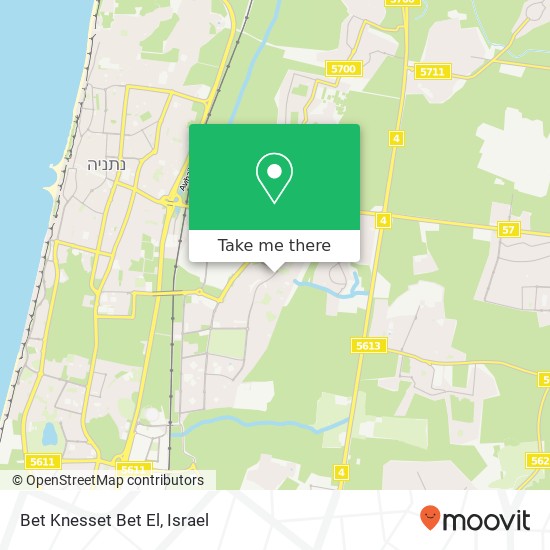 Карта Bet Knesset Bet El