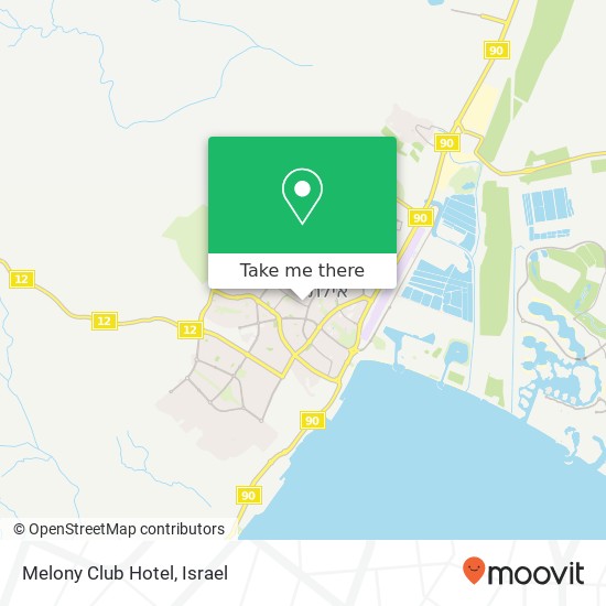Melony Club Hotel map