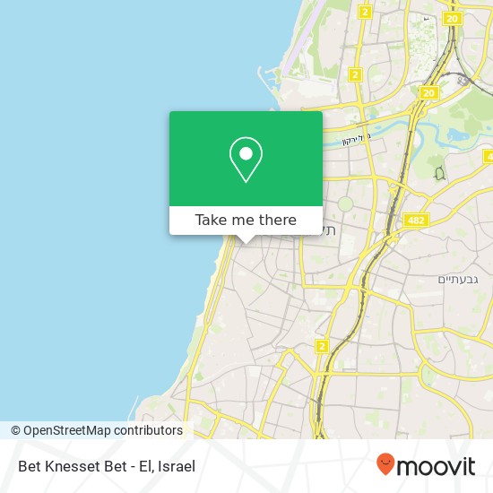 Карта Bet Knesset Bet - El