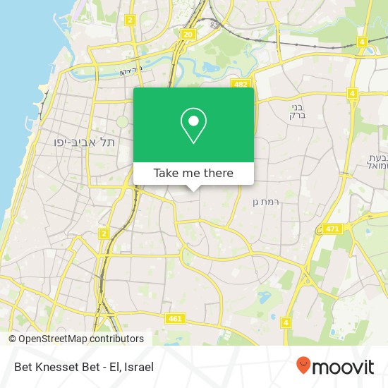 Bet Knesset Bet - El map