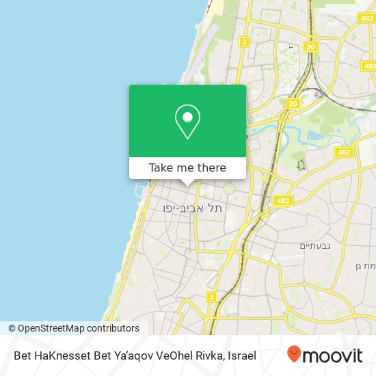 Bet HaKnesset Bet Ya‘aqov VeOhel Rivka map