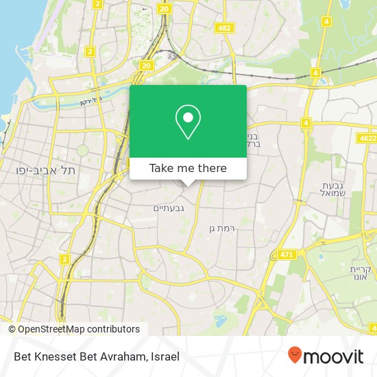Карта Bet Knesset Bet Avraham