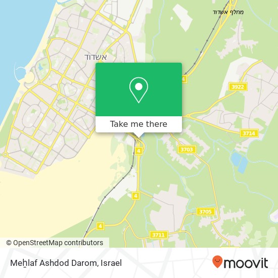 Meẖlaf Ashdod Darom map