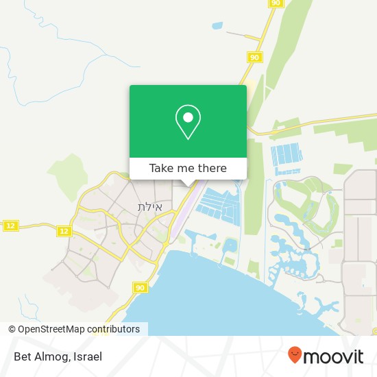 Bet Almog map