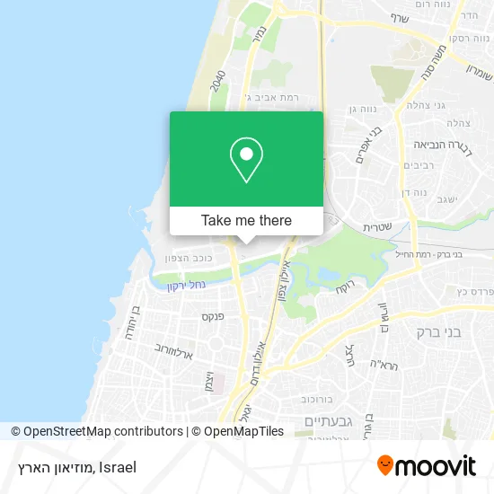 Карта מוזיאון הארץ