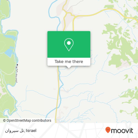تل سيروان map