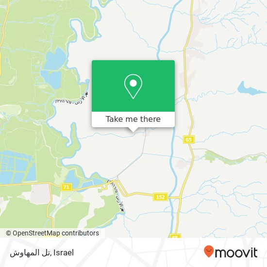 تل المهاوش map