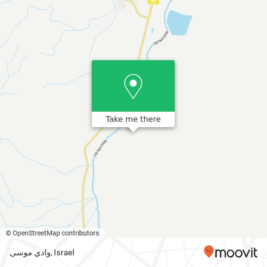 وادي موسى map