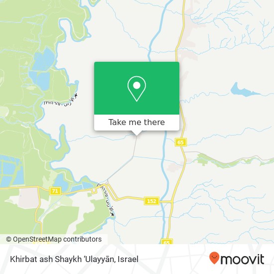 Khirbat ash Shaykh ‘Ulayyān map