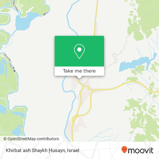 Khirbat ash Shaykh Ḩusayn map