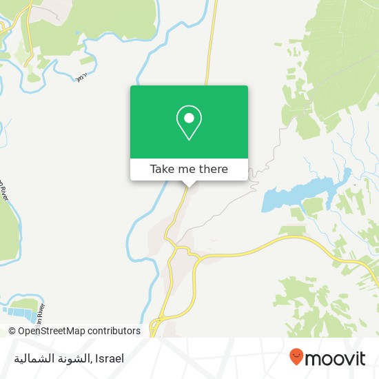 الشونة الشمالية map