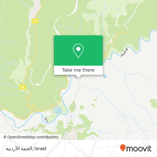 الحمة الأردنية map