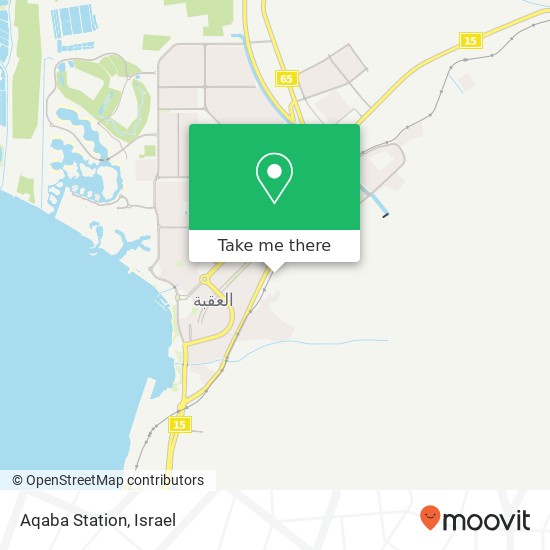 Aqaba Station map