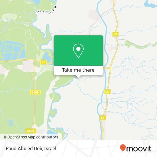 Raud Abu ed Deir map