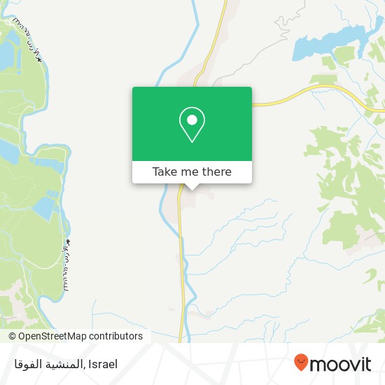 المنشية الفوقا map