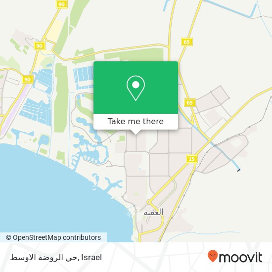 حي الروضة الاوسط map