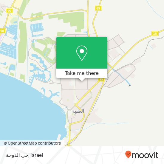 Карта حي الدوحة