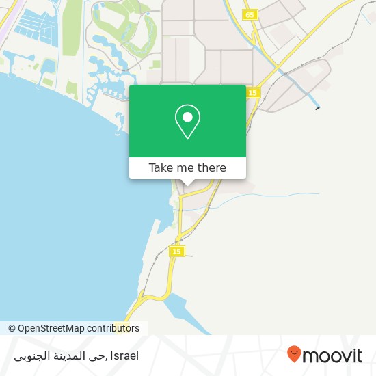 حي المدينة الجنوبي map