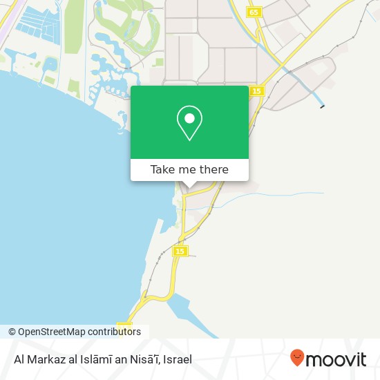 Al Markaz al Islāmī an Nisā’ī map