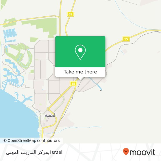 مركز التدريب المهني map