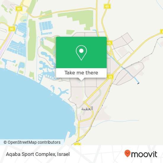 Aqaba Sport Complex map